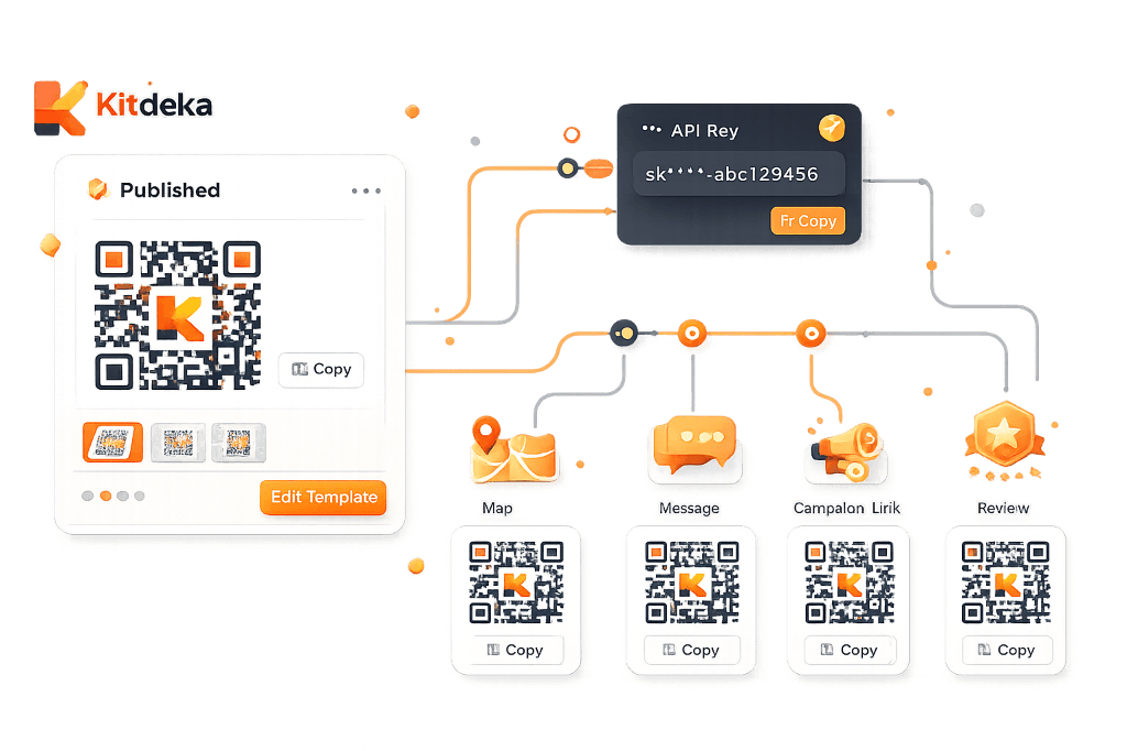 Kitdeka API and automation with secure connection nodes and workflow paths